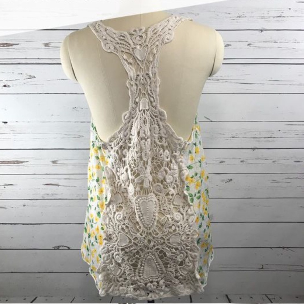 Free people lace layering top